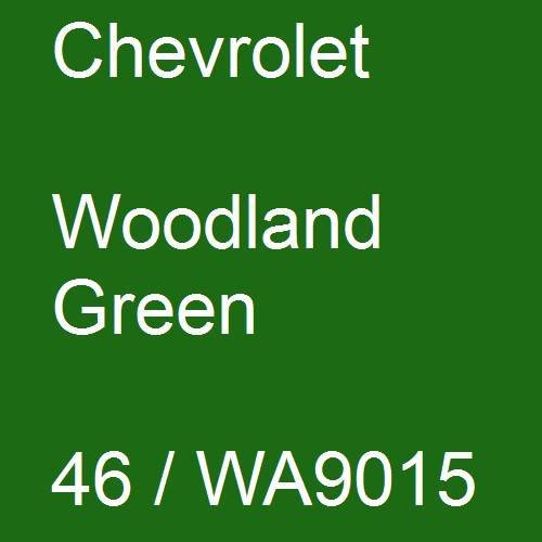 Chevrolet, Woodland Green, 46 / WA9015.